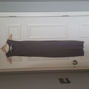 Ribbed fitted midi dress